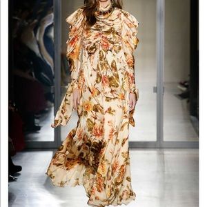 Zimmermann floral print silk maxi dress